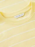 Yellow Flag Embroidery Ribbed Slim T-Shirt  Women