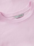 Pink Flag Embroidery Ribbed Slim T-Shirt  Women