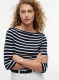 Multi T-Shirt Σε Slim Γραμμή Με Boat Λαιμόκοψη  Γυναίκες