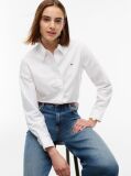 White Relaxed Fit Oxford Shirt  Women