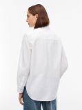 White Relaxed Fit Oxford Shirt  Women