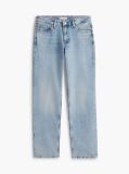 Blue High Rise Straight Leg Jeans  Women