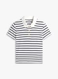 Multi Slim Fit Gold-Tone Button Polo Shirt  Women