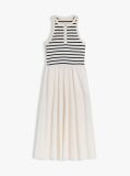 Multi Gold-Tone Button Sleeveless Maxi Dress  Women