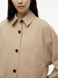 Beige Water Repellent Short Jacket  Women