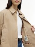 Beige Water Repellent Short Jacket  Women