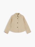 Beige Water Repellent Short Jacket  Women