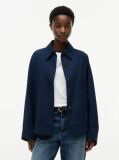 Blue Water Repellent Short Jacket  Women