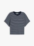 Multi Batwing Sleeve Crew Neck T-Shirt  Women
