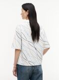 Multi Relaxed Fit Interlock Knit Polo Shirt  Women