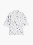 Multi Relaxed Fit Interlock Knit Polo Shirt  Women