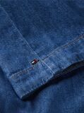 Μπλε Denim Τοπ Αμάνικο Με Ζώνη  Γυναίκες