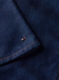 Blue Denim Fit And Flare Midi Dress  Women