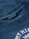Μπλε T-Shirt Σε Άνετη Γραμμή Με Washed Εφέ  Γυναίκες