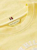 Κίτρινο T-Shirt Σε Άνετη Γραμμή Με Washed Εφέ  Γυναίκες
