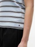 Multi Stripe Slim Crew Neck Tank Top  Women