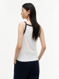 White Logo Slim Tank Top  Women