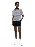 Multi Regular Fit Gold-Tone Button Polo Shirt  Women