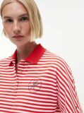 Multi Regular Fit Gold-Tone Button Polo Shirt  Women