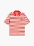 Multi Regular Fit Gold-Tone Button Polo Shirt  Women