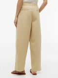 Beige Washed Barrel Leg Chinos  Women