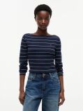 Multi Premium Knit Boat Neck Jumper  Women