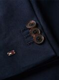 Blue Regular Fit Logo Appliqué Blazer  Women