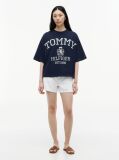 Μπλε T-Shirt Oversized Σε Άνετη Γραμμή  Γυναίκες