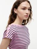 Multi T-Shirt Με Χρυσά Κουμπιά Και Ανοιχτή Λαιμόκοψη  Γυναίκες