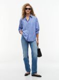Multi Πουκάμισο Από Ποπλίνα Oversized Με Ρίγες  Γυναίκες