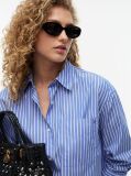 Multi Πουκάμισο Από Ποπλίνα Oversized Με Ρίγες  Γυναίκες