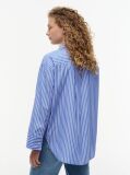 Multi Πουκάμισο Από Ποπλίνα Oversized Με Ρίγες  Γυναίκες