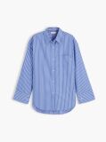 Multi Πουκάμισο Από Ποπλίνα Oversized Με Ρίγες  Γυναίκες