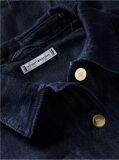 Μπλε Denim Τζάκετ Με Χρυσά Κουμπιά Σε Slim Γραμμή  Γυναίκες