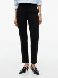 Black Travel Slim Straight Leg Trousers  Women
