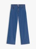 Blue 70s High Rise Wide Leg Jeans  Women