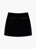 Black Festive Velvet Mini Skirt  Women