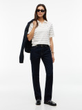 Blue Mid Rise Slim Jeans  Women