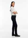 Blue Mid Rise Slim Jeans  Women