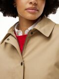 Καφέ Oversized Bomber Τζάκετ Με Συνθετική Γούνα Στο Γιακά  Γυναίκες