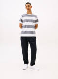 Multi Stripe Crew Neck T-Shirt  Men
