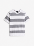 Multi Stripe Crew Neck T-Shirt  Men