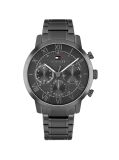 Black Black Dial Stainless Steel Sub-Counter Watch  Men