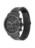 Black Black Dial Stainless Steel Sub-Counter Watch  Men