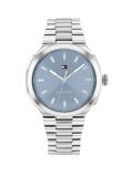 Blue Blue Dial Silver Bracelet Watch  Women