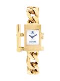 White Gold Plated Square Dial Watch  Women