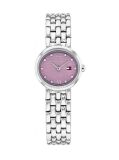 Purple Stainless Steel Chain-Link Watch  Women