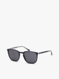 Blue Signature Tip Square Sunglasses  Men