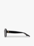 Black TH Monogram Polarised Cat Eye Sunglasses  Women