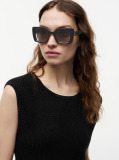 Black TH Monogram Polarised Cat Eye Sunglasses  Women